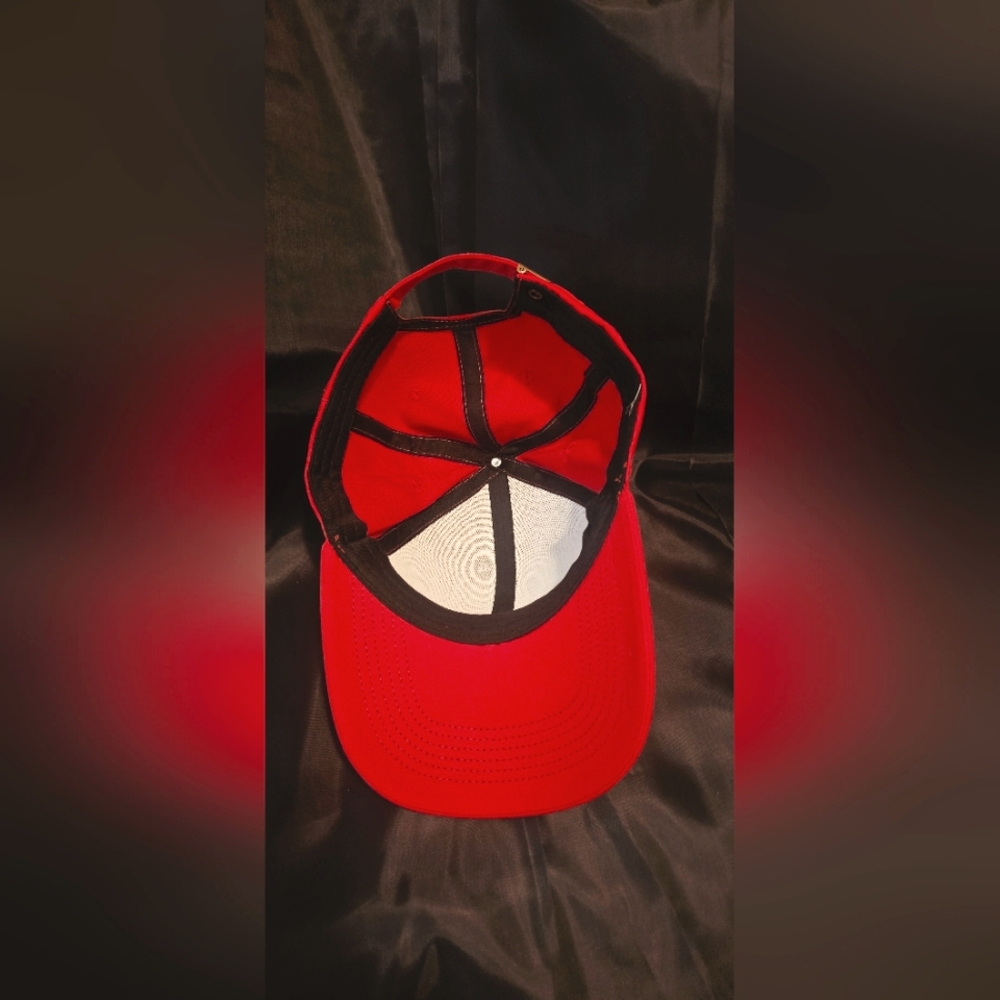 Red Baseball Cap - Picture 3 of 3